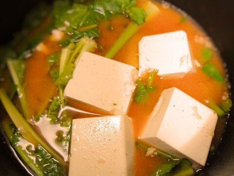 豆腐と春雨のピリから味噌スープ